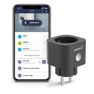 Інтелектуальна розетка Power Link, чорна